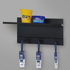 600mm Backpanel 2 lines with 1x 600mm Shelf & 3 Prongs