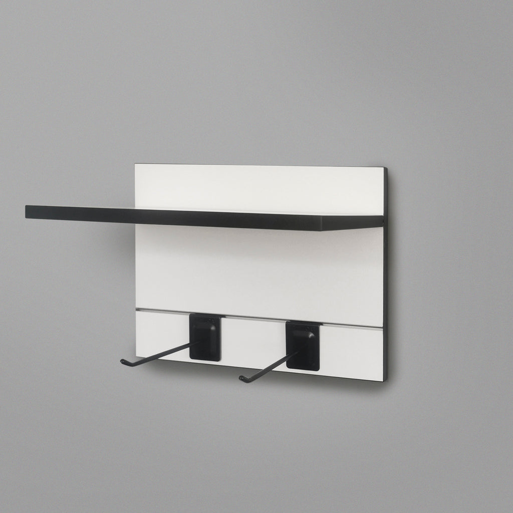 400mm Backpanel 2 lines with 1 x 400mm Shelf & 2 Prongs