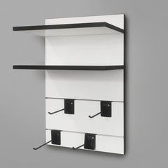 400mm Backpanel 4 line with 2 x 400mm shelves & 4 Prongs