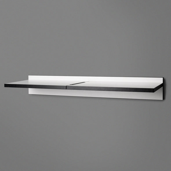 White Adjustable Floating Shelving 800mm