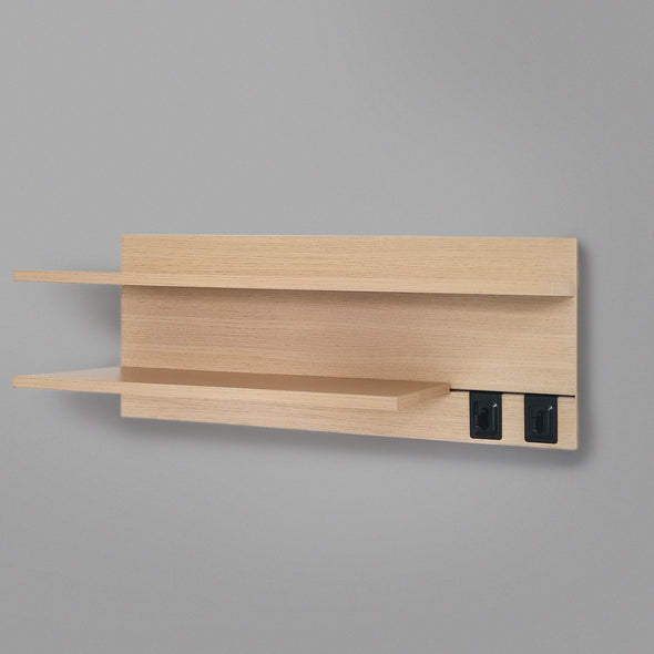 800mm Backpanel 2 lines with 1x800mm and 600mm shelf + 2 prongs