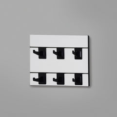 400mm Backpanel 2 line with 6 Hooks