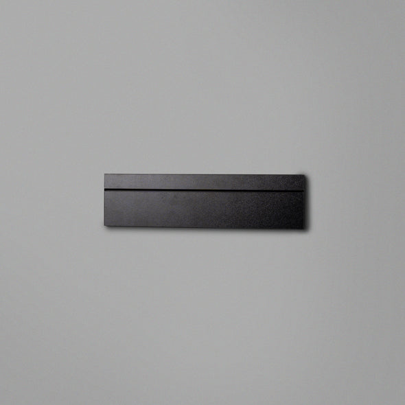 Black Floating Shelving Back Panel 400mm