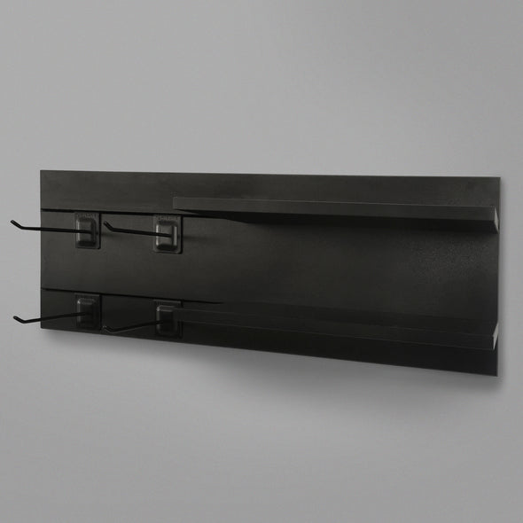 600mm Backpanel 2 lines with 2 400mm Shelves & 4 Prongs
