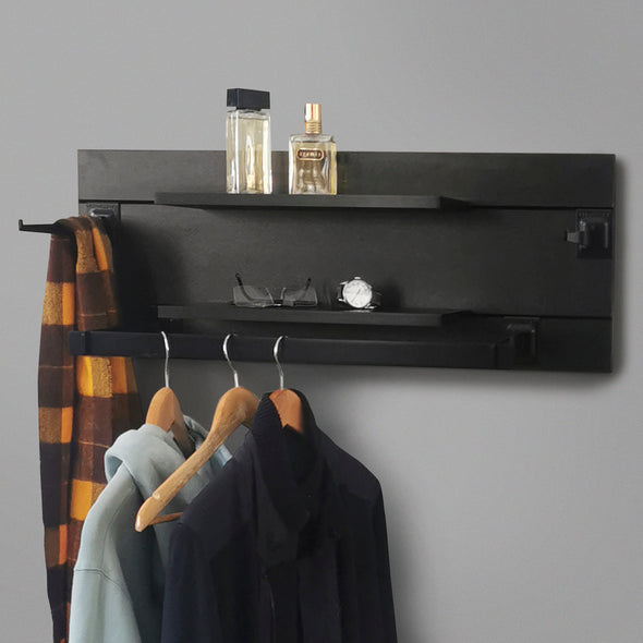 800mm Backpanel 2 lines with 800mm Shelf & Rail and Arms