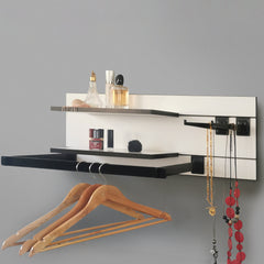800mm Backpanel 2 lines with 800mm Shelf & Rail and Arms
