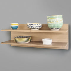 800mm Backpanel 2 lines with 2 x 800mm Shelves