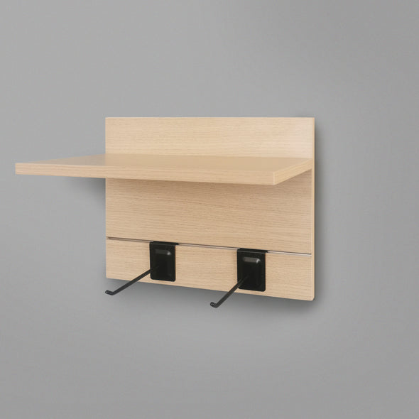 400mm Backpanel 2 lines with 1 x 400mm Shelf & 2 Prongs