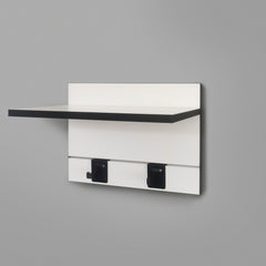 400mm Backpanel 2 lines with 1 x 400mm Shelf & 2 Hooks