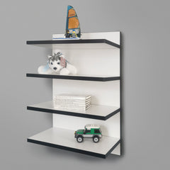 400mm Backpanel 4 line with 4 x 400mm Shelves