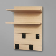 400mm Backpanel 4 line with 2 400mm Shelves & 4 Hooks