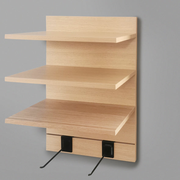 400mm Backpanel 4 line with 3 x 400mm Shelves & 2 Prongs