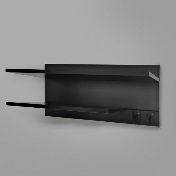 800mm Backpanel 2 lines with 1 x 800 Shelf, 1 x 600 shelf plus 2 Hooks