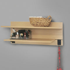 800mm Backpanel 2 lines with 1 x 800 Shelf, 1 x 600 shelf plus 2 Hooks