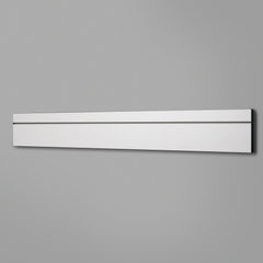 White Adjustable Floating Shelving 800mm Back Panel
