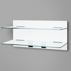 800mm Backpanel 2 lines with 2 x 800 Glass Shelf, plus 2 Hooks