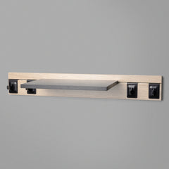 800mm Backpanel  With 400mm Shelf & 4 Hooks