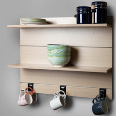 800mm Backpanel 4 lines with 2 x 800 Shelf, plus 3 Prongs